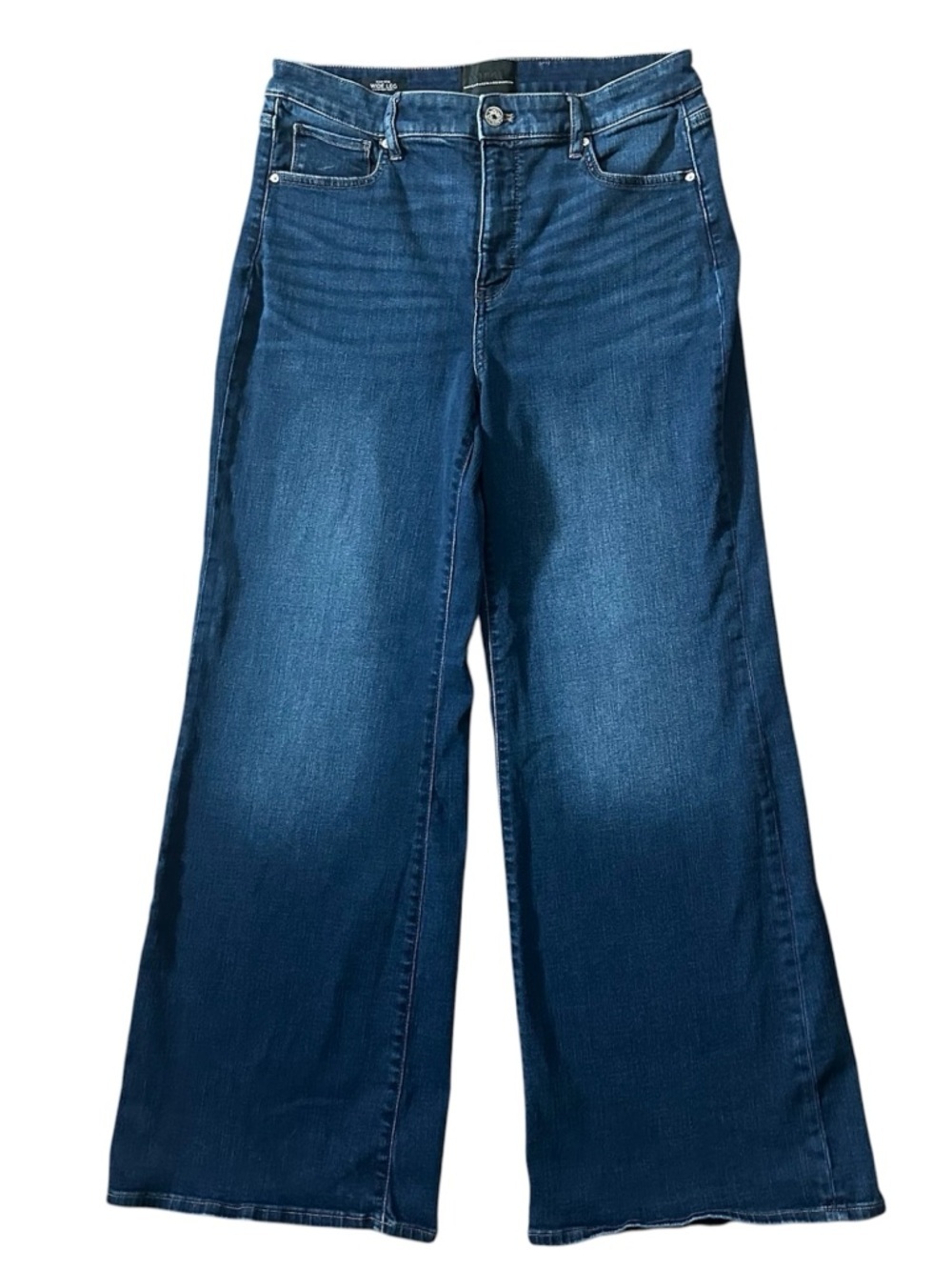 White House Black Market High Rise Wide Leg Everyday Soft Jeans Size 10